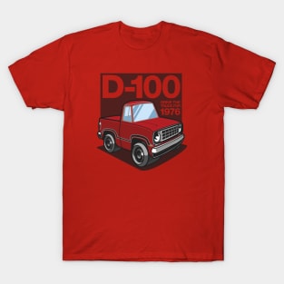 D100 - 1976 (Bright Red) T-Shirt